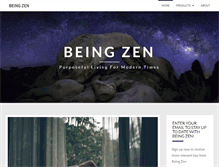 Tablet Screenshot of beingzen.com